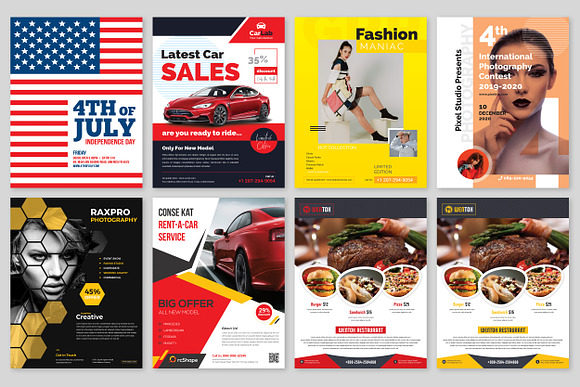 20 Flyer Template Mega Bundle in Flyer Templates - product preview 2