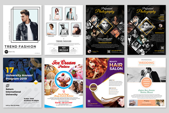 20 Flyer Template Mega Bundle in Flyer Templates - product preview 3
