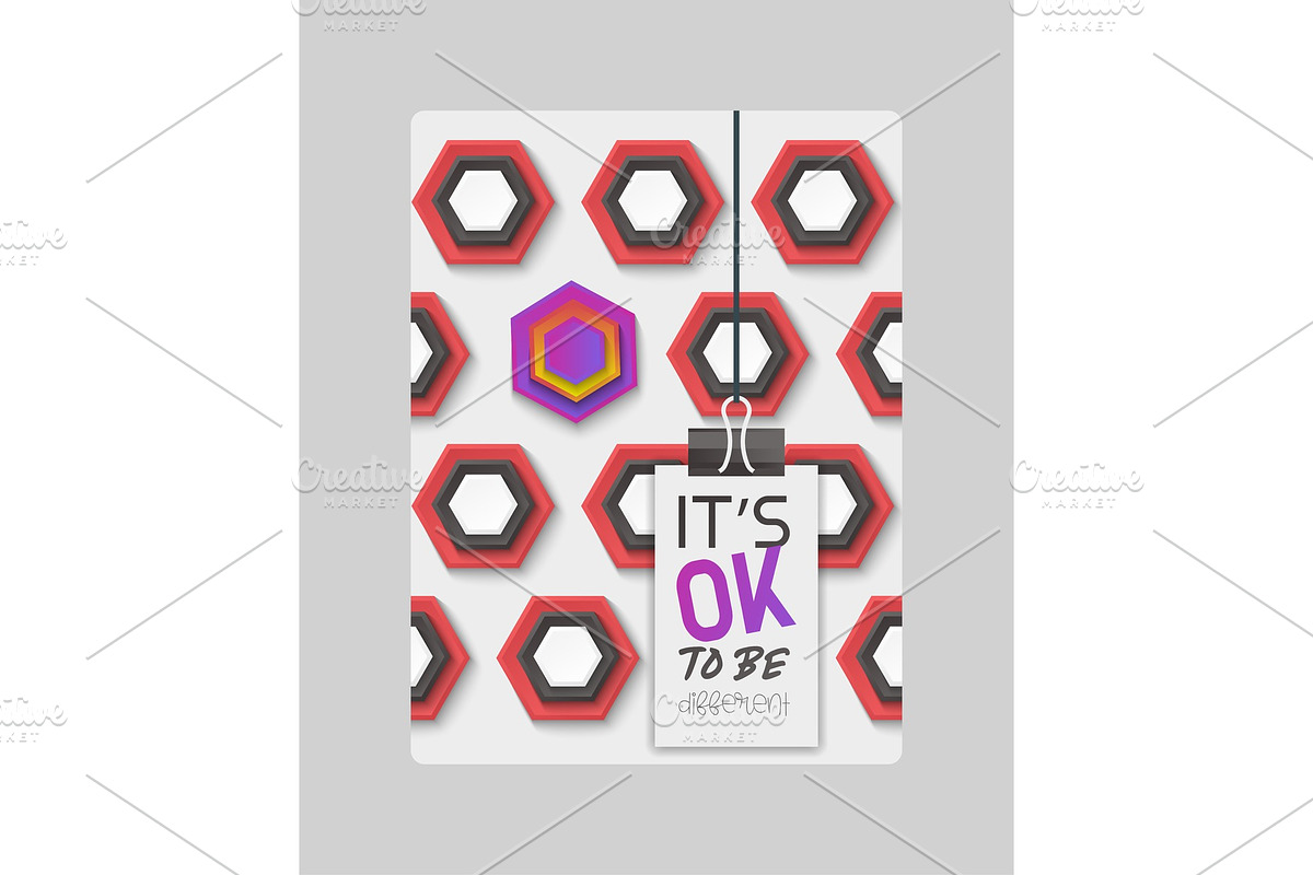Abstract embossed hexagon honeycomb in Illustrations - product preview 8