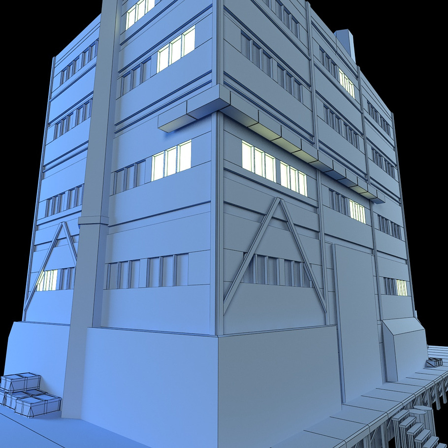 Abandon Factory Building in Architecture - product preview 10