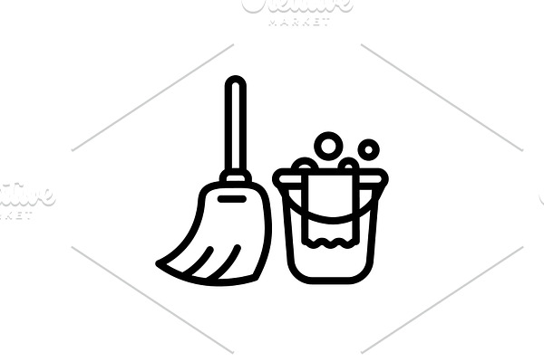 Cleaning wash icon
