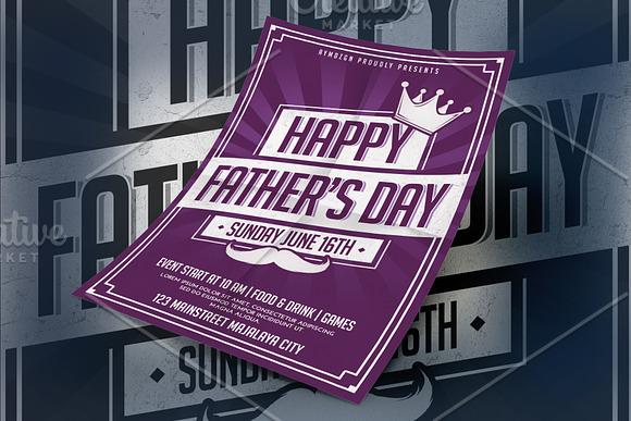 Fathers Day Flyer in Flyer Templates - product preview 2