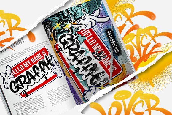 GRAFFITI FAT FONT in Display Fonts - product preview 3