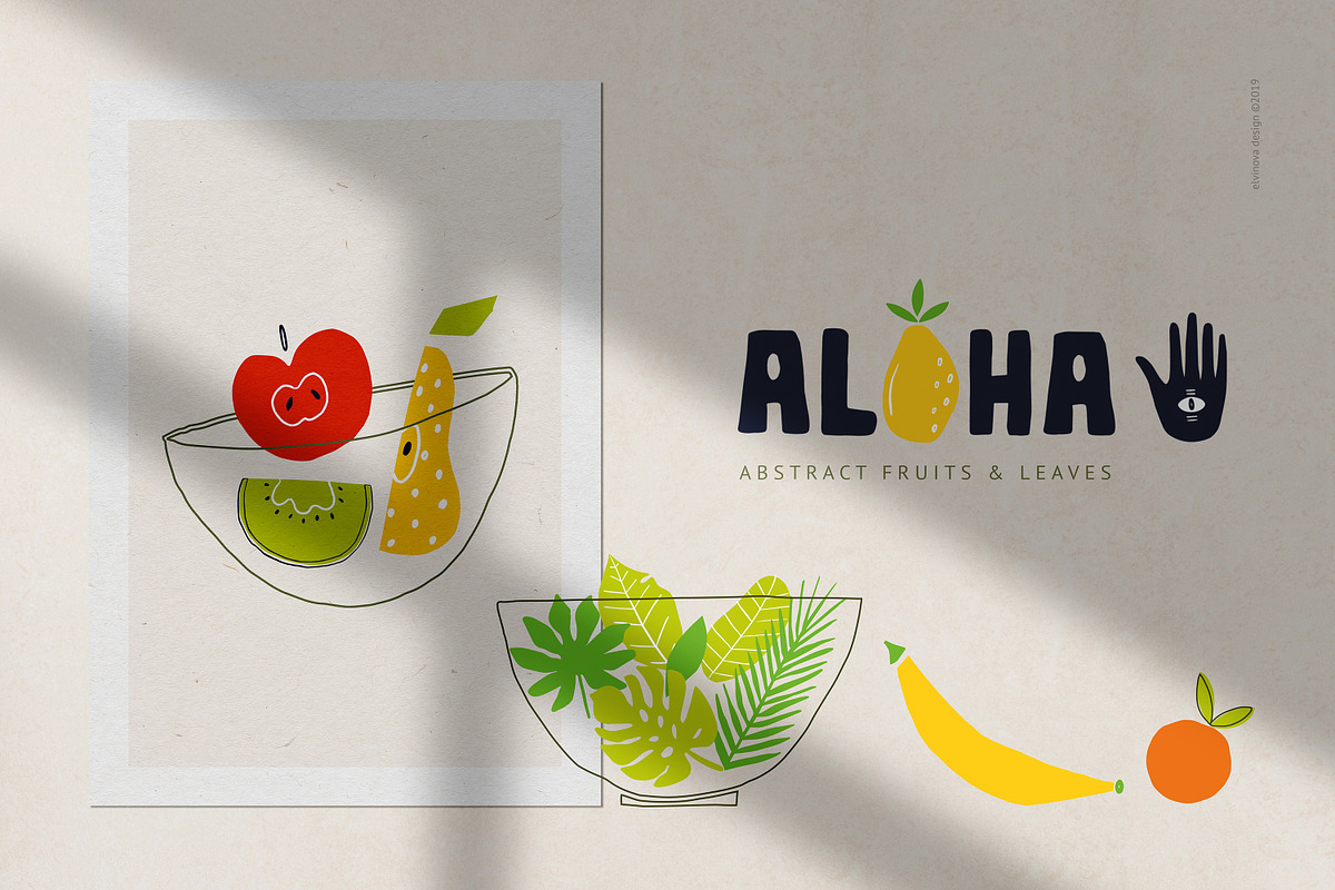 Aloha! Abstract Fruits in Illustrations - product preview 8