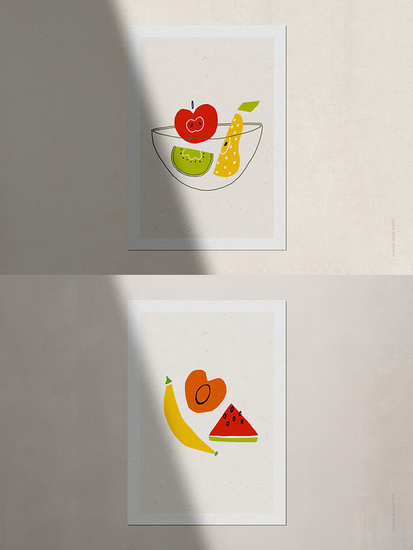 Aloha! Abstract Fruits in Illustrations - product preview 1