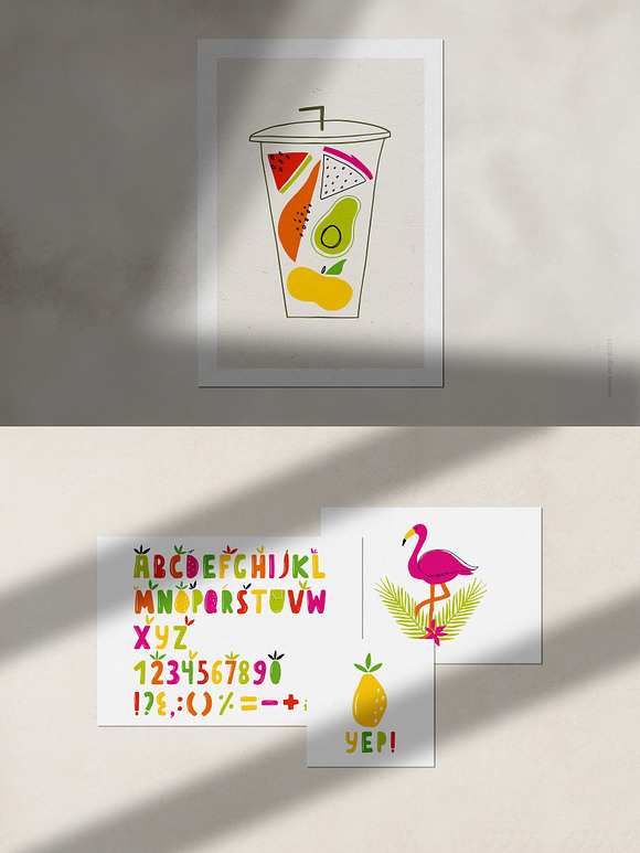 Aloha! Abstract Fruits in Illustrations - product preview 2