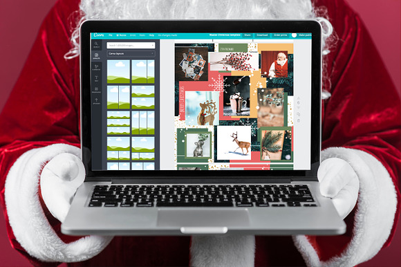 Instagram Puzzle Template Christmas in Instagram Templates - product preview 4