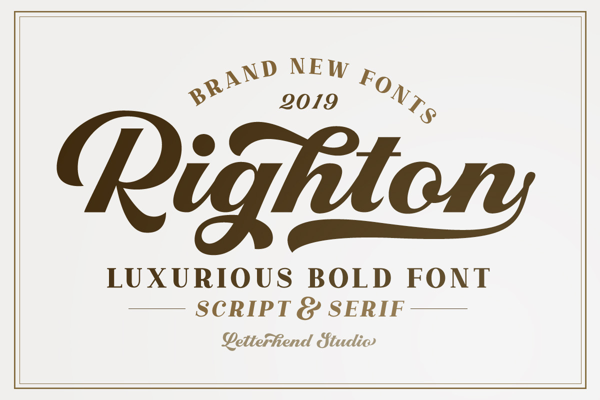 Righton - Script & Serif Font Duo in Display Fonts - product preview 8