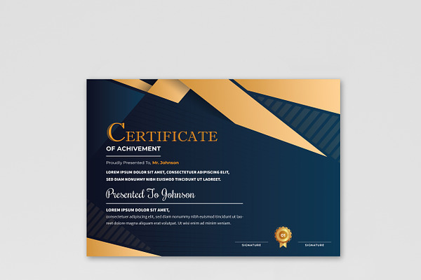 Certificate Design Template