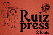 Ruiz - 2 vintage fonts