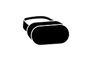 VR headset glyph icon