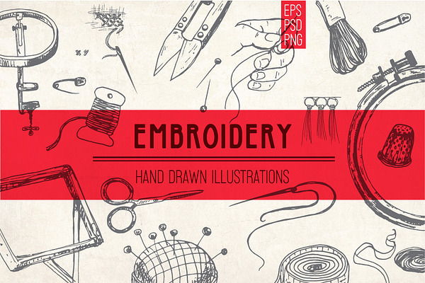 Emboidery tools and accessories