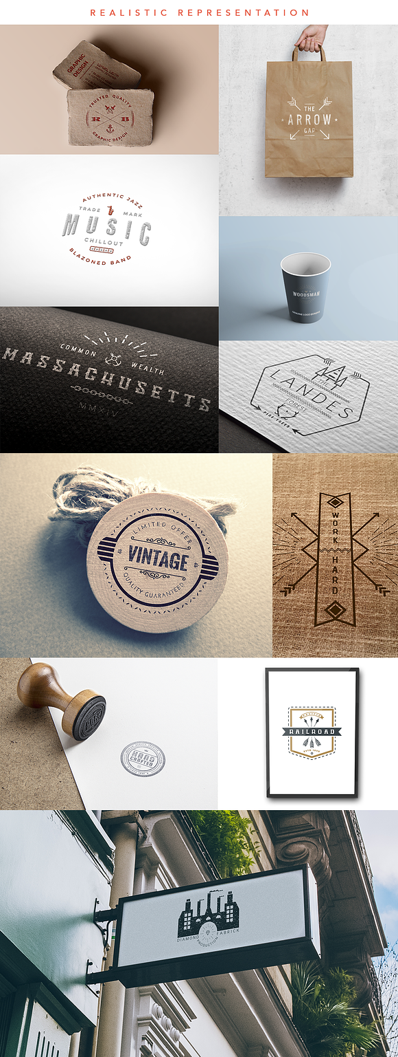 50 Genuine Logo Bundle - Save 70% in Logo Templates - product preview 2