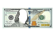 $100 dollar bill without face