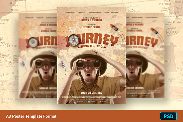 Movie Poster Template JOURNEY