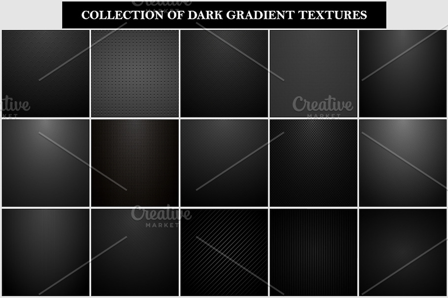 Dark gradient vector backgrounds