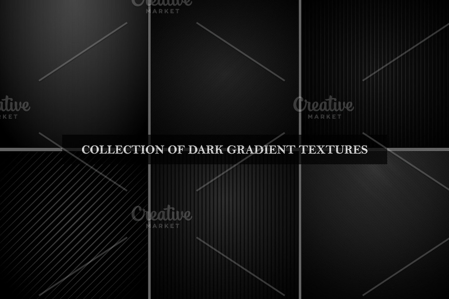 Dark striped gradient textures in Textures - product preview 8