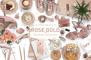 Rose Gold Mockup Collection