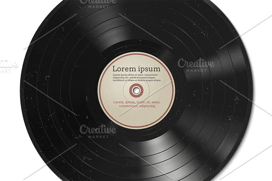 Vinyl records in Objects - product preview 8