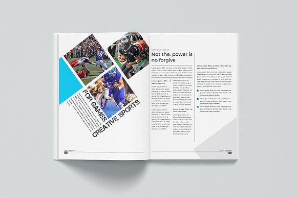 Sport Magazine in Magazine Templates - product preview 4