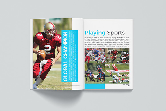 Sport Magazine in Magazine Templates - product preview 6