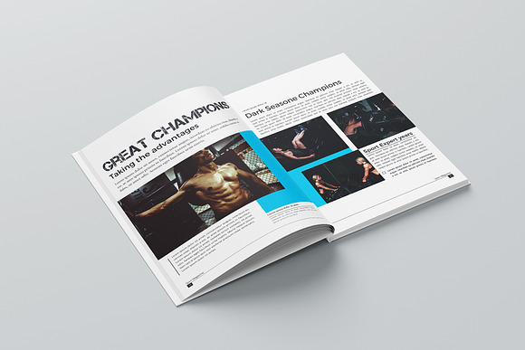 Sport Magazine in Magazine Templates - product preview 7