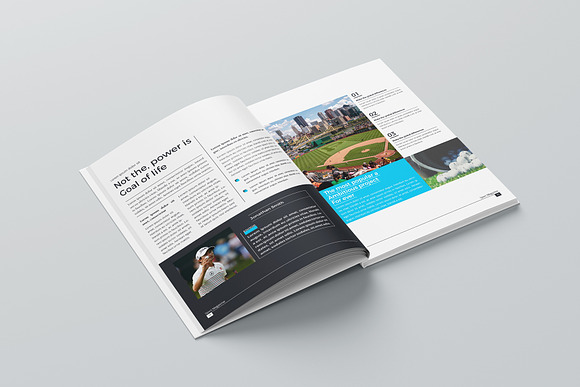 Sport Magazine in Magazine Templates - product preview 9