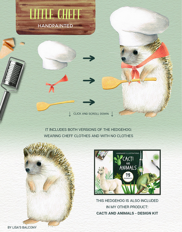 The Foodie Kit - Food Illustrations in Illustrations - product preview 3