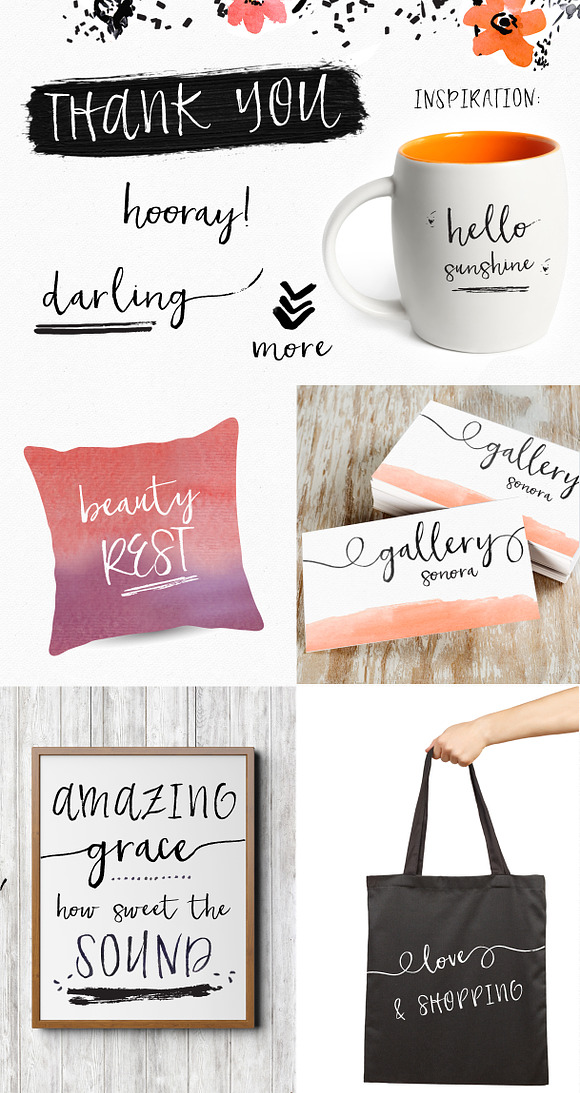 Frolicky - A Brushed Font + EXTRAS in Cute Fonts - product preview 4
