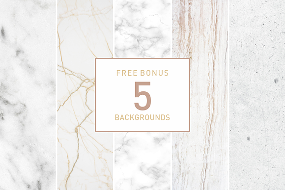 Rose Gold Mockup Collection in Scene Creator Mockups - product preview 4