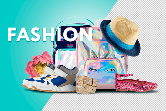 Fashion kids mockup. Psd/Png file. in Mobile & Web Mockups - product preview 1