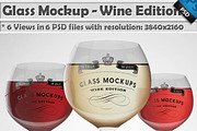 Glass Mockup - Wine Glass Mockup 4