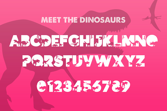Dinosauce Font in Sans-Serif Fonts - product preview 4