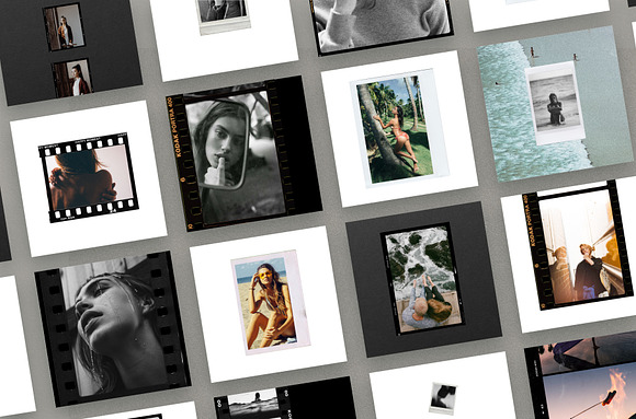 100 Film Frames & Instant Templates in Instagram Templates - product preview 9