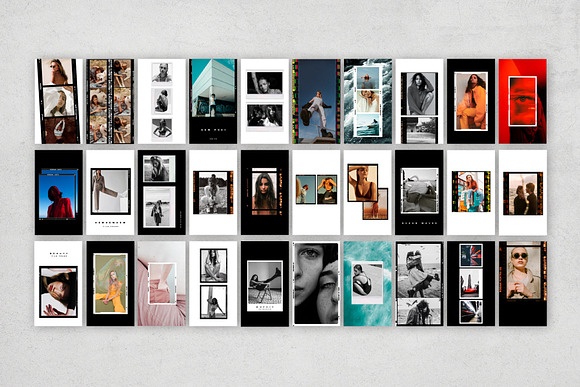 100 Film Frames & Instant Templates in Instagram Templates - product preview 12