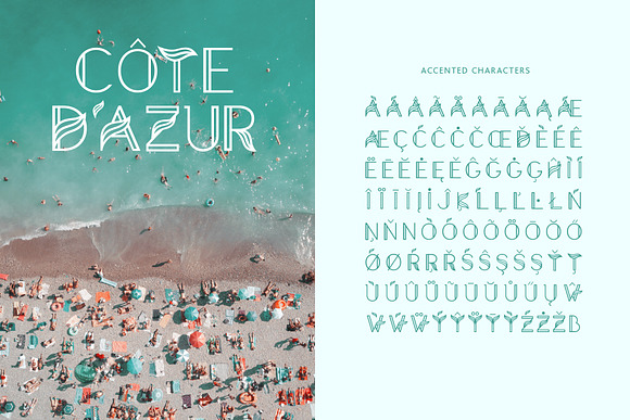 Aquarius – A Tropical Font Family in Display Fonts - product preview 8
