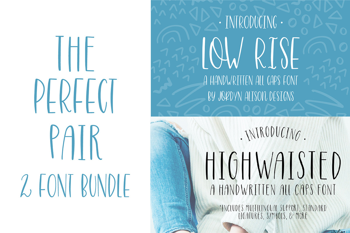 The Perfect Pair Font Bundle in Sans-Serif Fonts - product preview 8