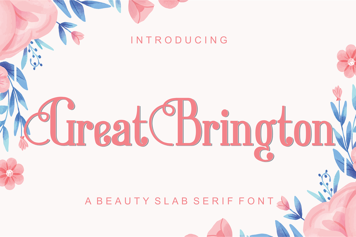 Great Brington in Slab Serif Fonts - product preview 8