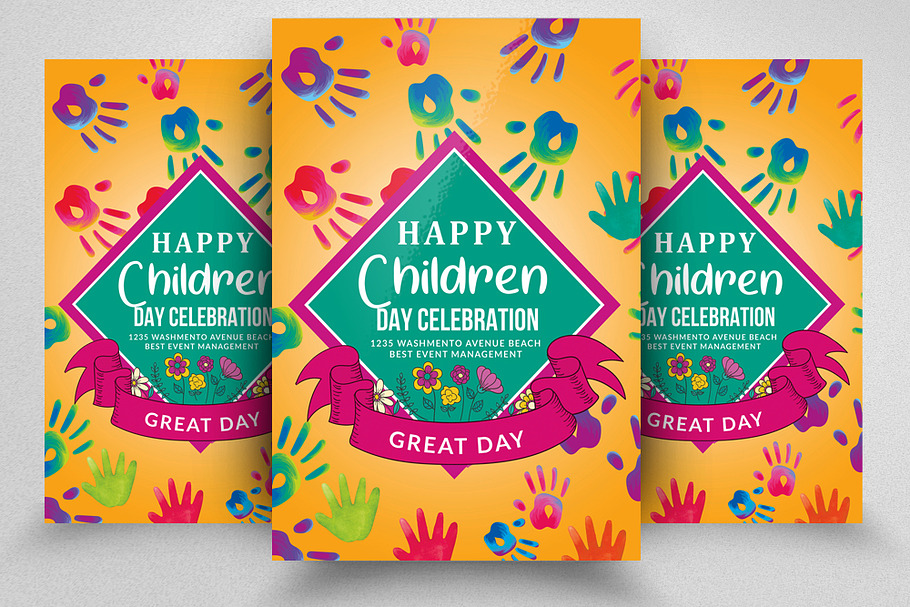 Children Day Celebration Flyer in Flyer Templates - product preview 8