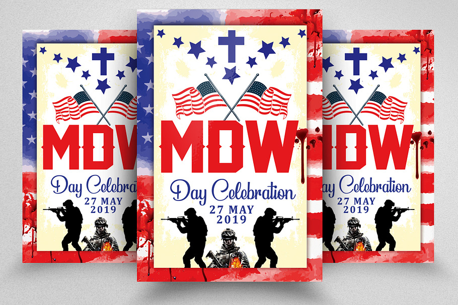 Independence / Memorial Day Flyer in Flyer Templates - product preview 8