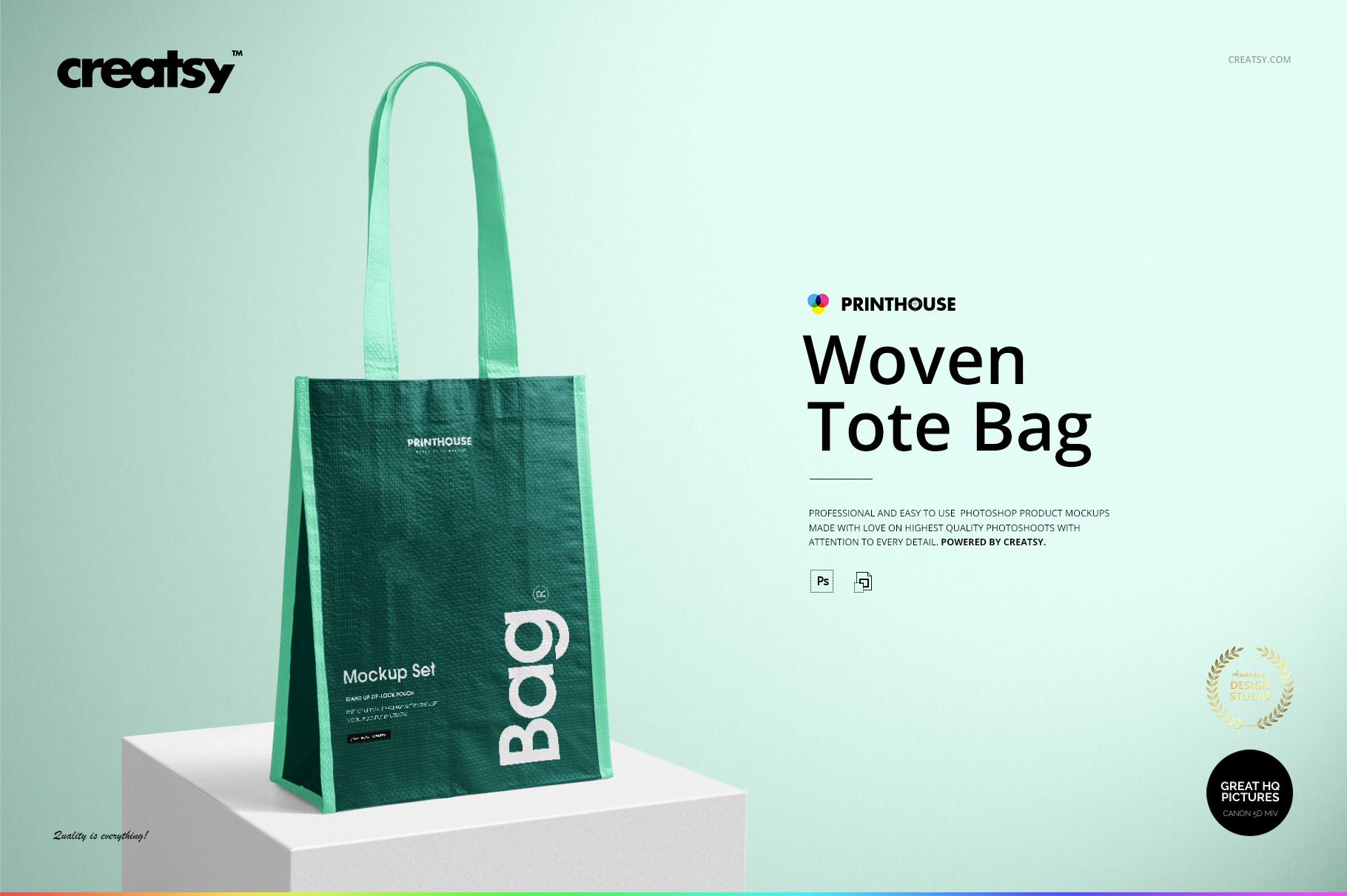 Download Woven Tote Bag Mockup Set | Creative Product Mockups ...