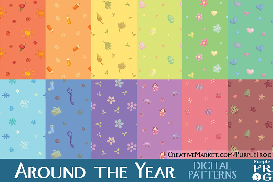 AROUND THE YEAR - Digital Patterns in Patterns - product preview 8