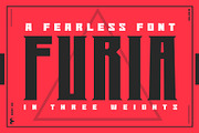 FURIA - A FEARLESS FONT