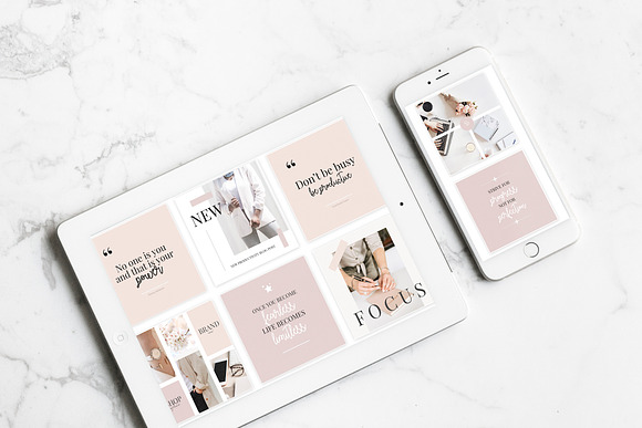 Lady Boss Instagram Templates in Instagram Templates - product preview 2