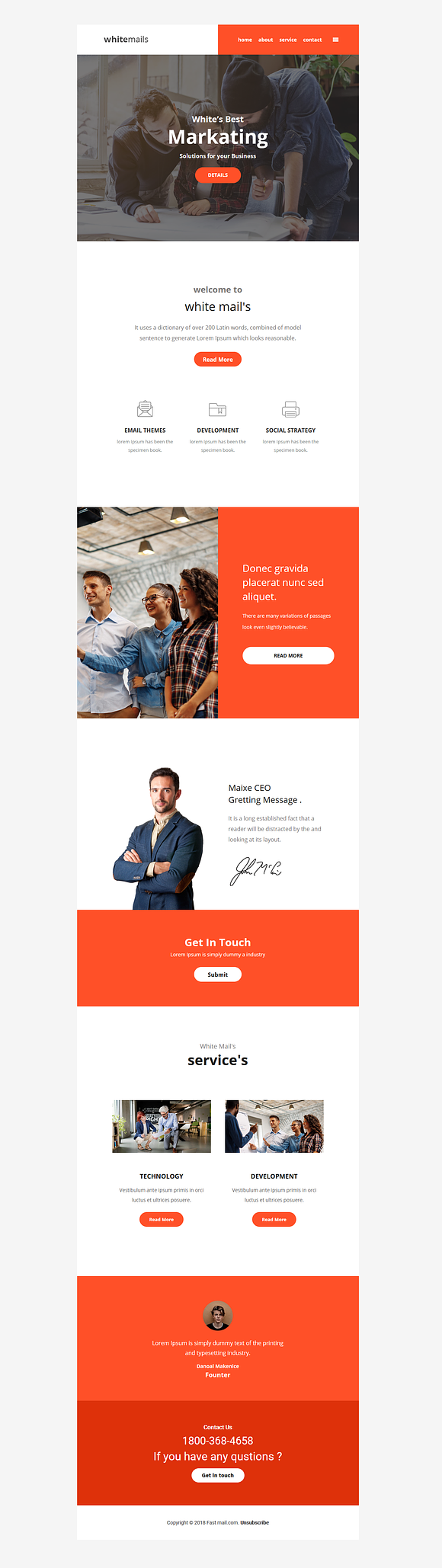 Unlimited - 30 Email Templates set in Mailchimp Templates - product preview 34