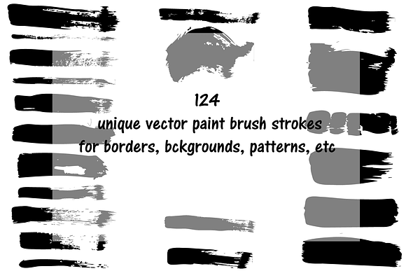 124 vector brushes in Add-Ons - product preview 6
