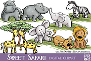 SWEET SAFARI - Digital Clipart