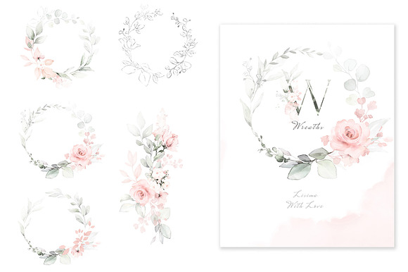 Gentle Touch Watercolor collection in Illustrations - product preview 6