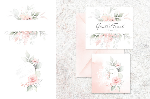 Gentle Touch Watercolor collection in Illustrations - product preview 8