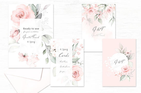 Gentle Touch Watercolor collection in Illustrations - product preview 11